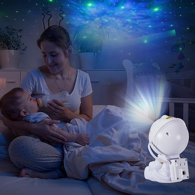 🌎PROYECTOR ASTRONAUTA DE GALAXIAS Y ESTRELLAS🌎