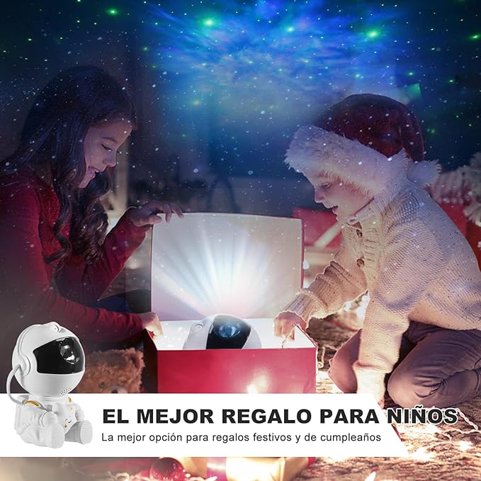 🌎PROYECTOR ASTRONAUTA DE GALAXIAS Y ESTRELLAS🌎