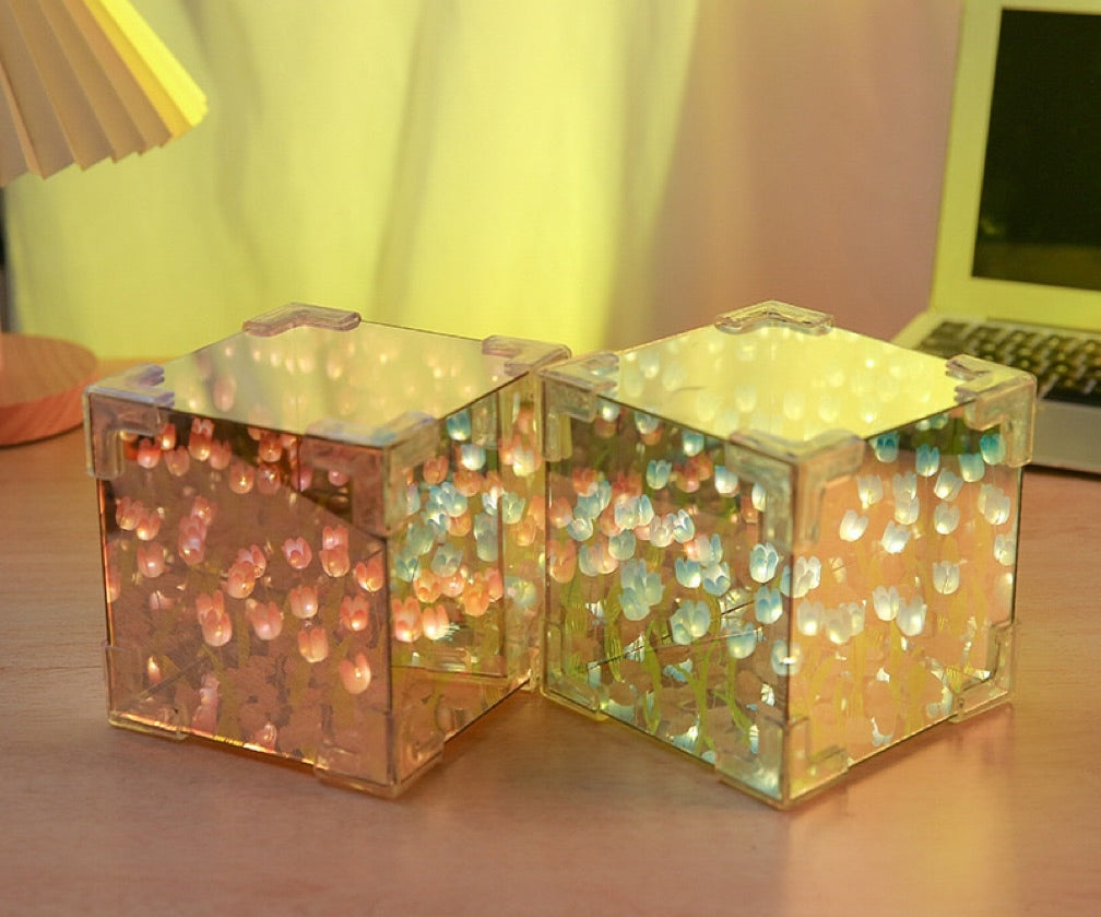 LAMPARA MÁGICA DE TULIPANES