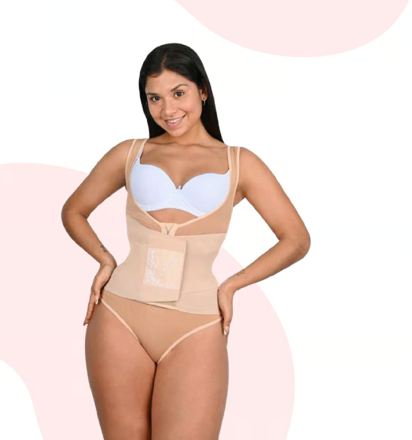 FAJA BODY RELOJ DE ARENA BEIGE