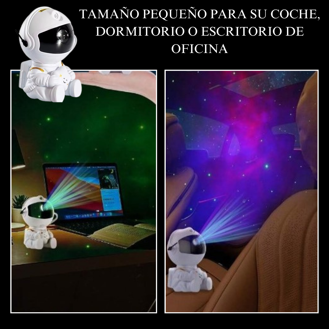 🌎PROYECTOR ASTRONAUTA DE GALAXIAS Y ESTRELLAS🌎