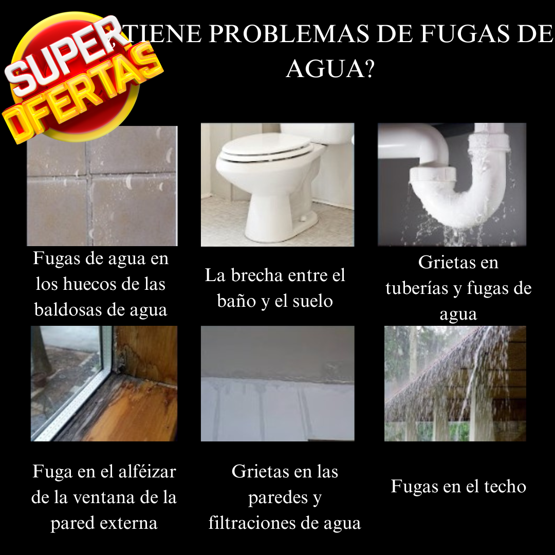 Pegamento impermeabilizante transparente para fugas de agua 150g