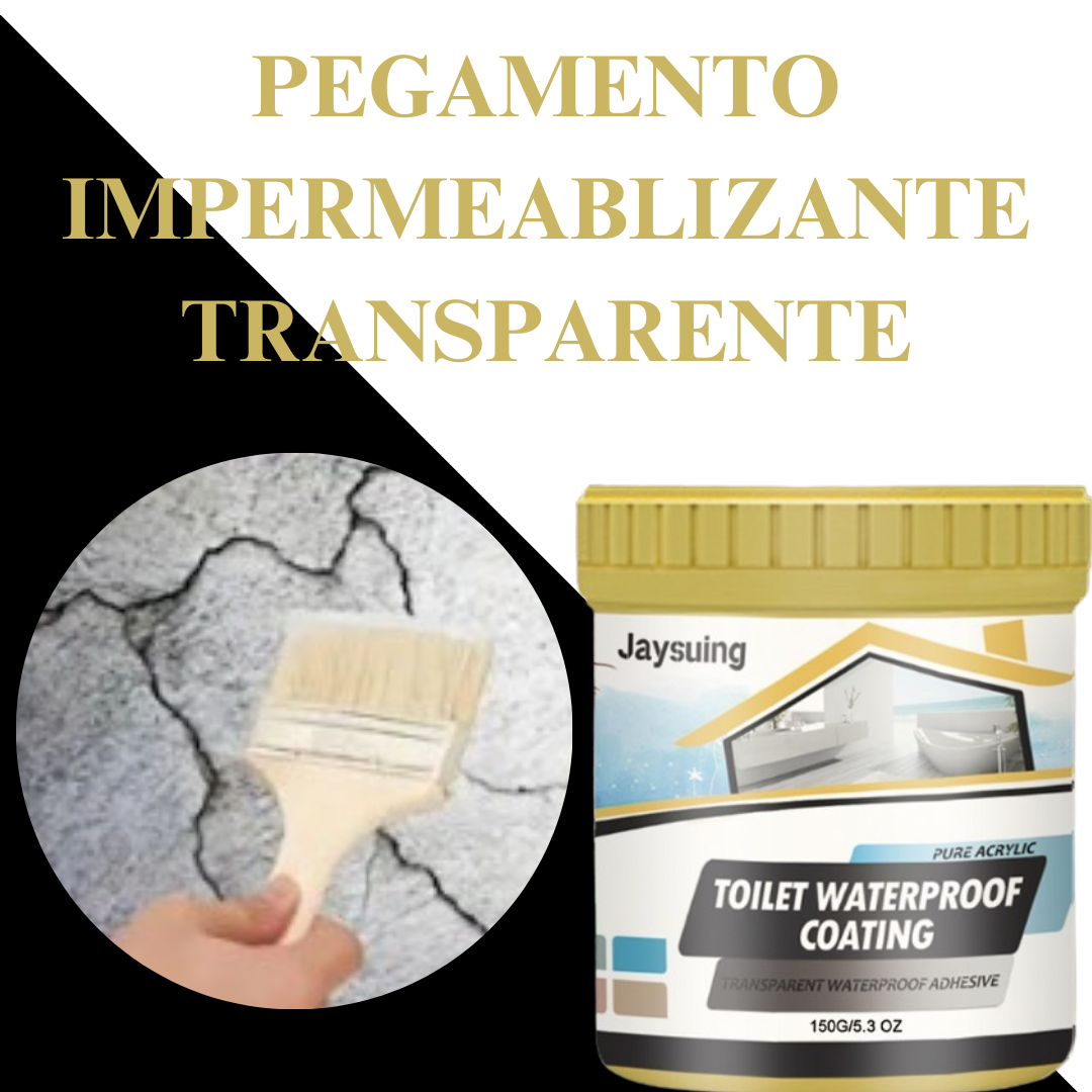 Pegamento impermeabilizante transparente para fugas de agua 150g